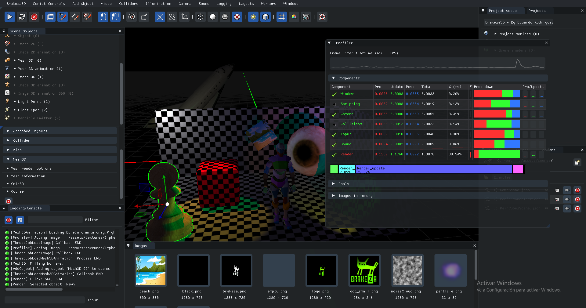 Widgets disposition example #01